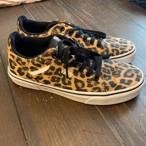 Leopard print Vans size 8.5